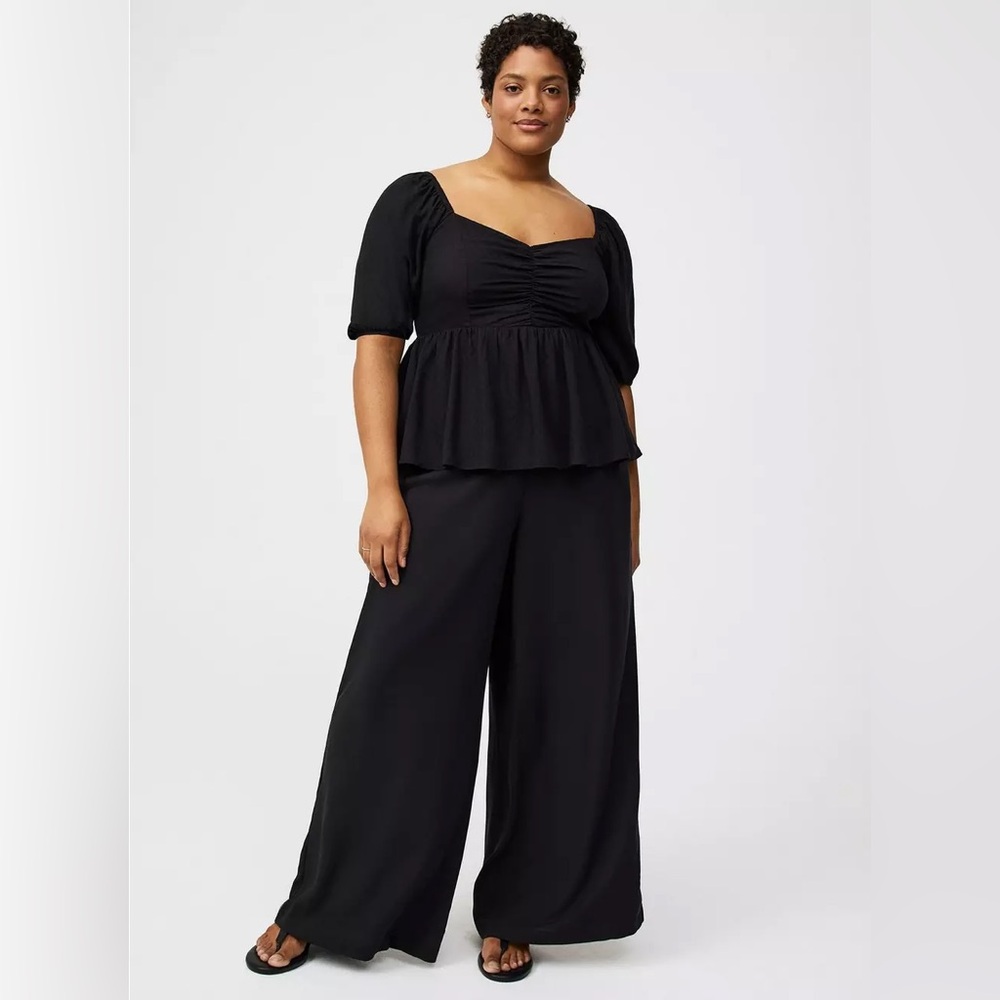 Torrid Black Wide Leg Pant